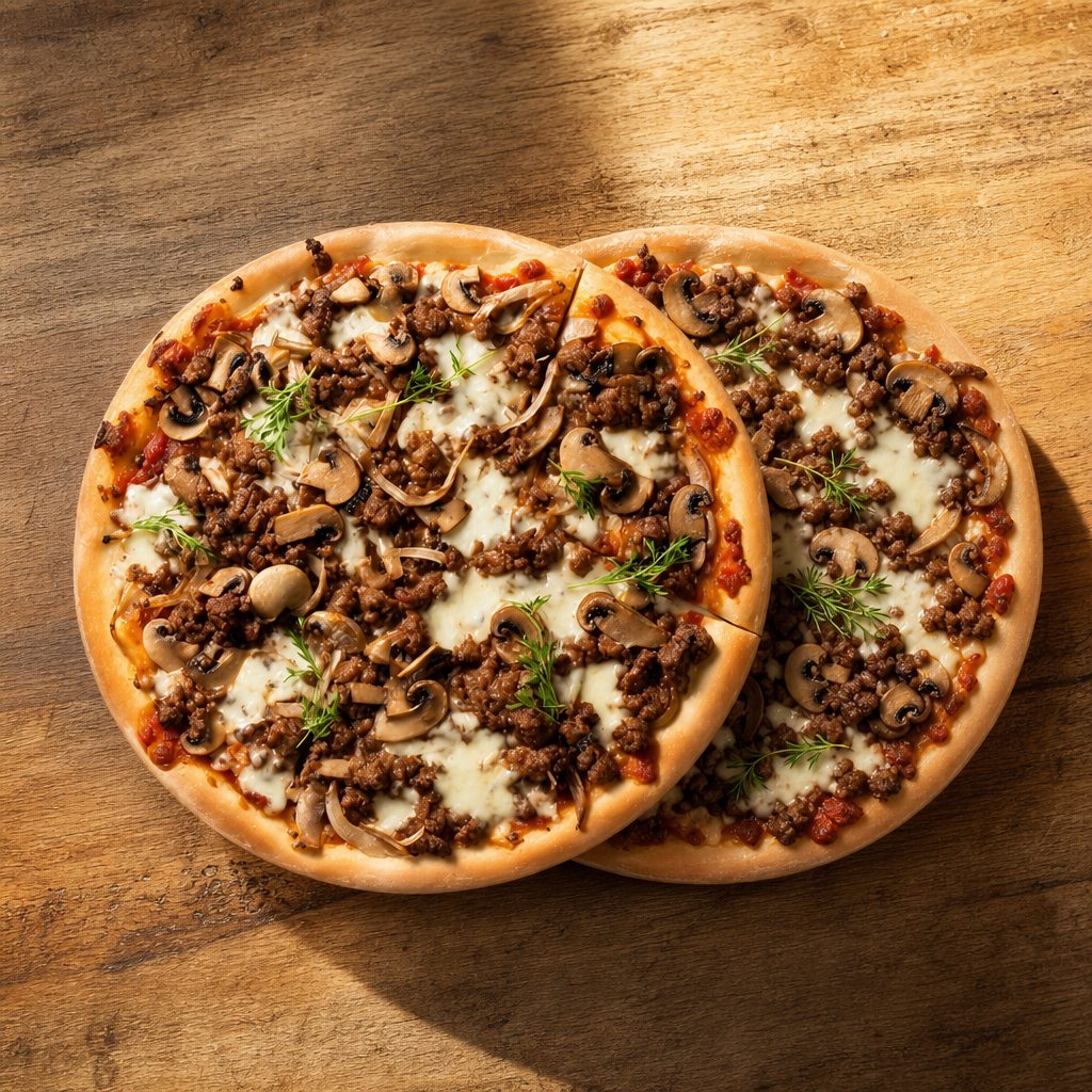 Double Deal: 2 14'' Meat Overload.