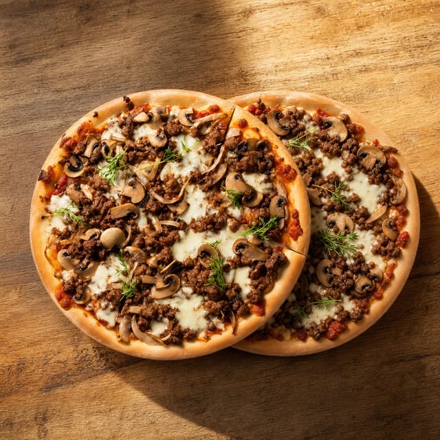 Double Deal: 2 14'' Meat Overload.