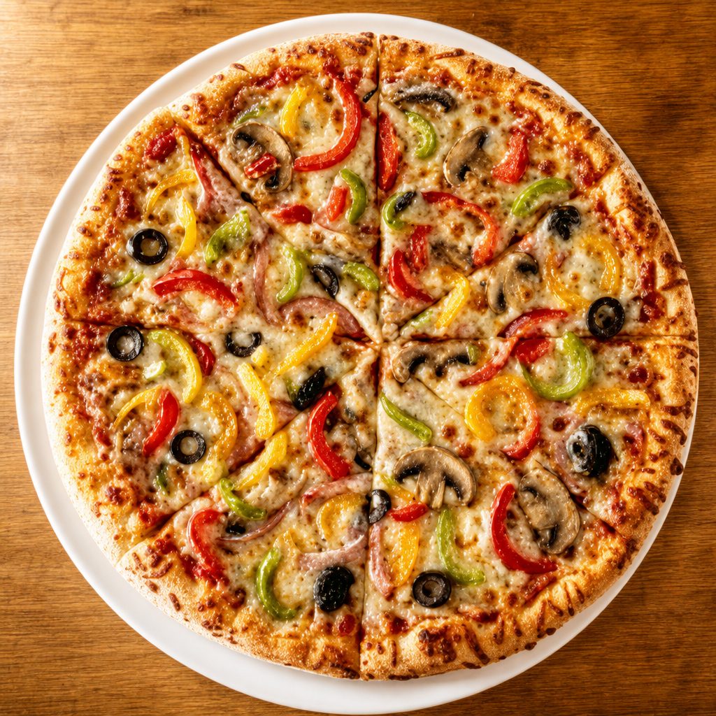 Garden Veggie Pizza.