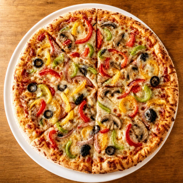 Garden Veggie Pizza.