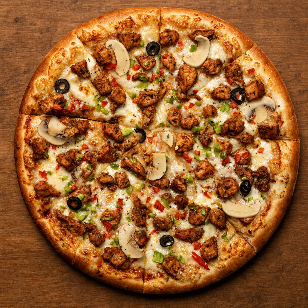 Chicken Pizza.